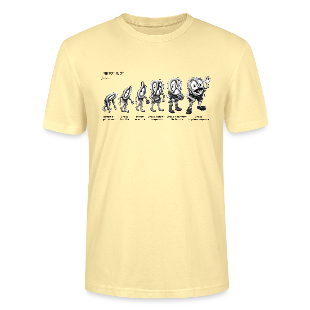 Unisex T-Shirt "Brevolution" - türkis - Stanley/Stella Unisex T-Shirt CRAFTER - Creme