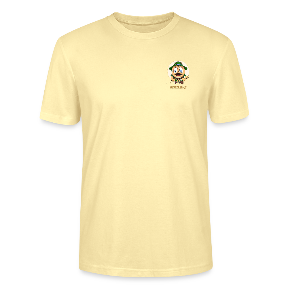 250807 Damen T-Shirt "kleines Emblem" - gelb - Stanley/Stella Unisex T-Shirt CRAFTER - Creme