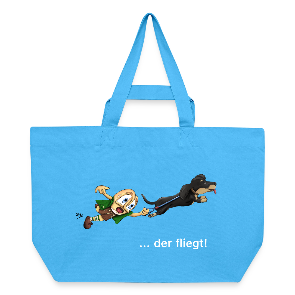 Recycelte Shopping Bag von Stanley/Stella - Aquablau