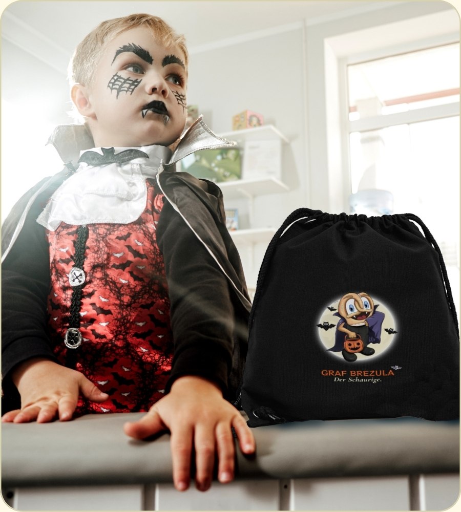 Halloween Beutel für Süßigkeiten "Graf BREZULA - der Schaurige"