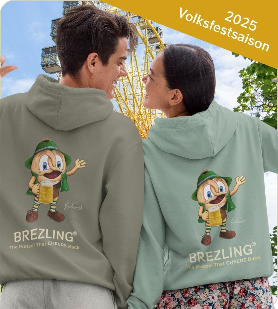 Volksfestsaison 2025: Der BREZLING® prostet zurück!
