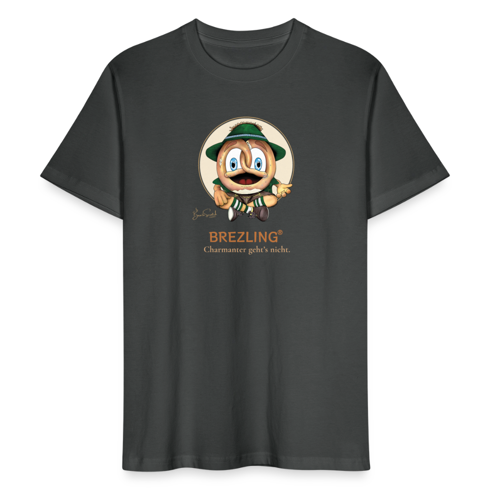 NEU BREZLING® T-Shirt "Charmanter geht's nicht." - Anthrazit (unisex) - Anthrazit