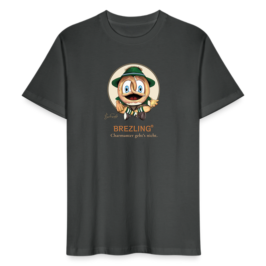 NEU BREZLING® T-Shirt "Charmanter geht's nicht." - Anthrazit (unisex) - Anthrazit