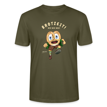 Unisex T-Shirt "Brotzeit! Nix wie weg!" - schwarz - Stanley/Stella Unisex T-Shirt CRAFTER - Khaki