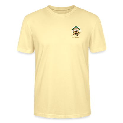 250807 Damen T-Shirt "kleines Emblem" - gelb - Stanley/Stella Unisex T-Shirt CRAFTER - Creme