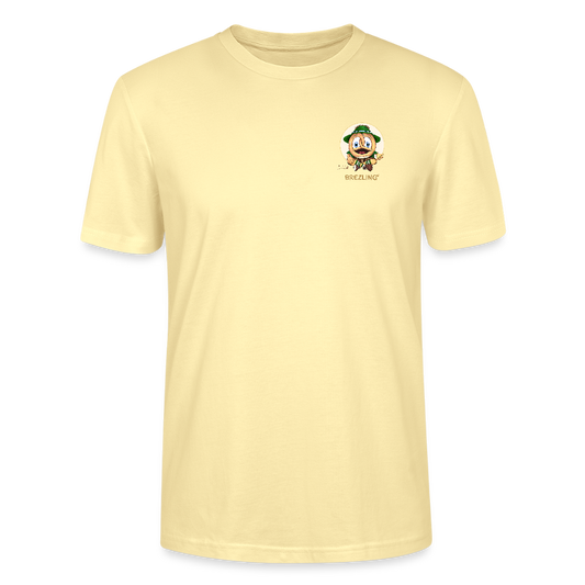 250807 Damen T-Shirt "kleines Emblem" - gelb - Stanley/Stella Unisex T-Shirt CRAFTER - Creme