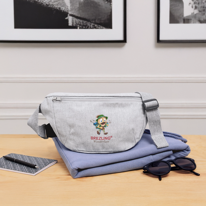 GTA-07-029-B029x14z-G0  Crossbodybag "Wanderlust" - hellgrau - Grau meliert