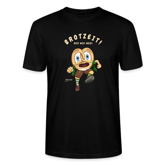 Unisex T-Shirt "Brotzeit! Nix wie weg!" - schwarz - Stanley/Stella Unisex T-Shirt CRAFTER - Schwarz