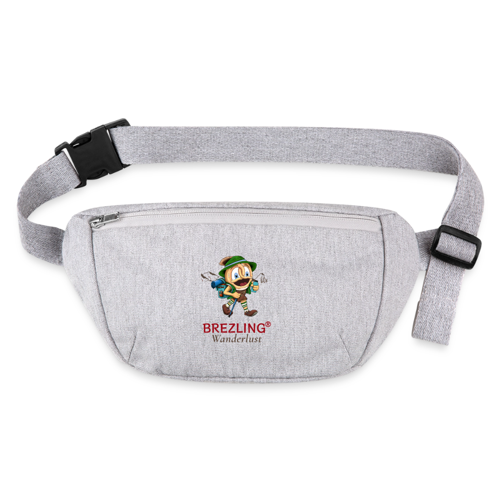 GTA-07-029-B029x14z-G0  Crossbodybag "Wanderlust" - hellgrau - Grau meliert