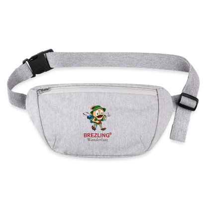 GTA-07-029-B029x14z-G0  Crossbodybag "Wanderlust" - hellgrau - Grau meliert