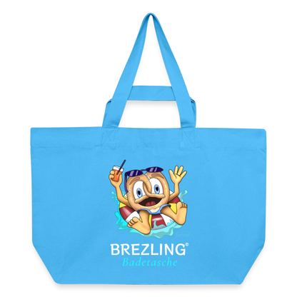 Badetasche Recycelte Shopping Bag von Stanley/Stella - Aquablau