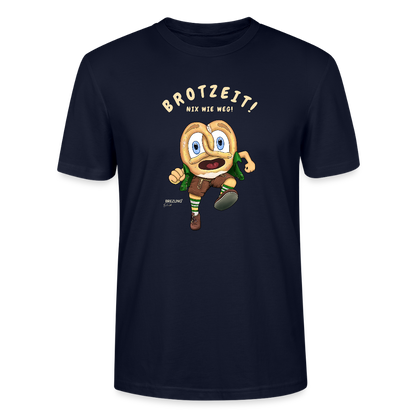 Unisex T-Shirt "Brotzeit! Nix wie weg!" - schwarz - Stanley/Stella Unisex T-Shirt CRAFTER - Navy