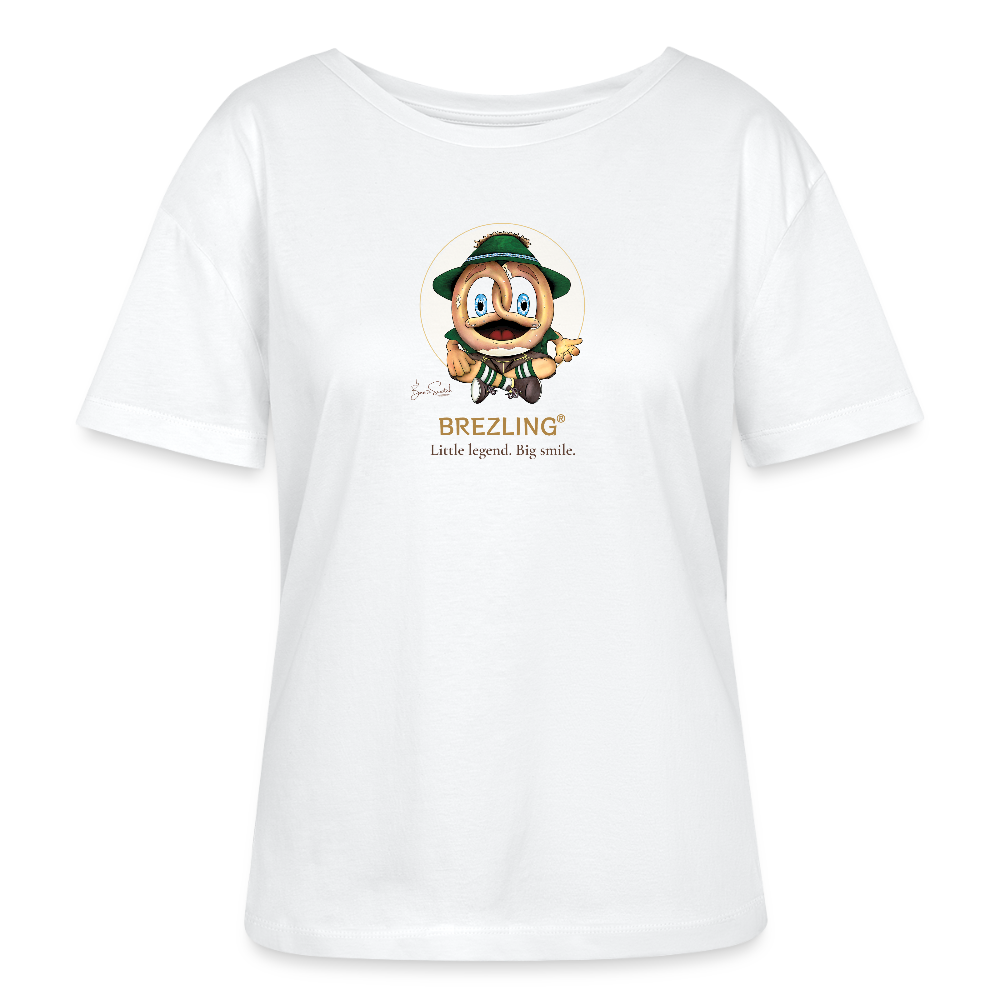 NEU TEST BREZLING® Damen T-Shirt "Little Legend. Big smile." - Weiß - Weiß