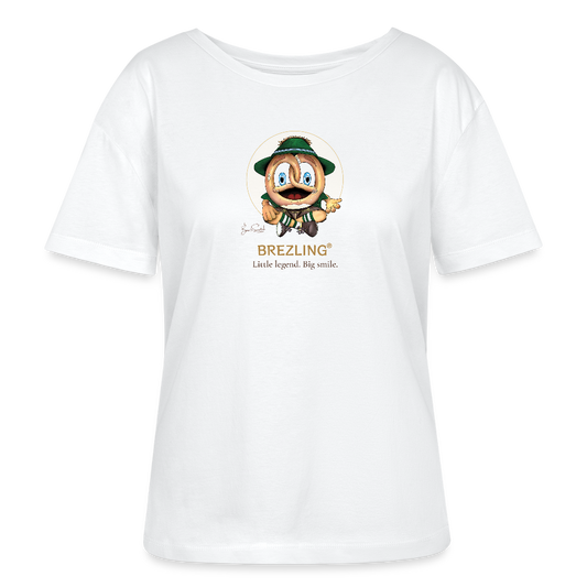 NEU TEST BREZLING® Damen T-Shirt "Little Legend. Big smile." - Weiß - Weiß