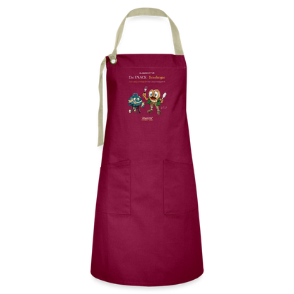 BREZLING® Grill-Ehrenkollektion "Ausgezeichnet: Die SNACK-Beauftragte" - burgundy / desert sand