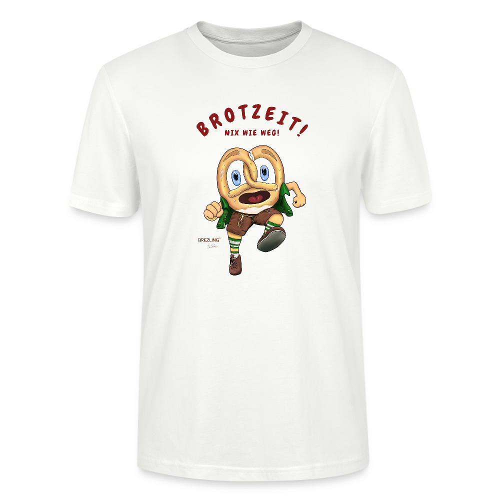 Unisex T-Shirt "Brotzeit! Nix wie weg!" - weiß - Stanley/Stella Unisex T-Shirt CRAFTER - Weiß