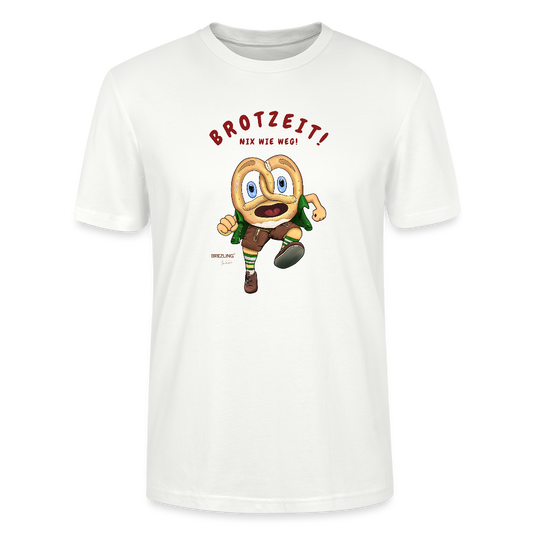 Unisex T-Shirt "Brotzeit! Nix wie weg!" - weiß - Stanley/Stella Unisex T-Shirt CRAFTER - Weiß