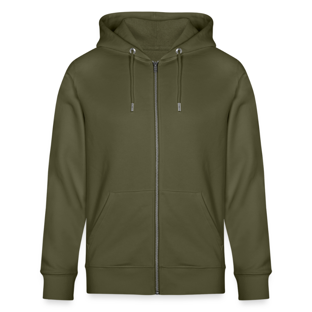 KPJ-08-026-B060x0rck - BREZLING® Kapuzenjacke "The Pretzel That CHEERS Back" - Khaki (Unisex) - Stanley/Stella Unisex Bio-Kapuzenjacke CULTIVATOR - Khaki