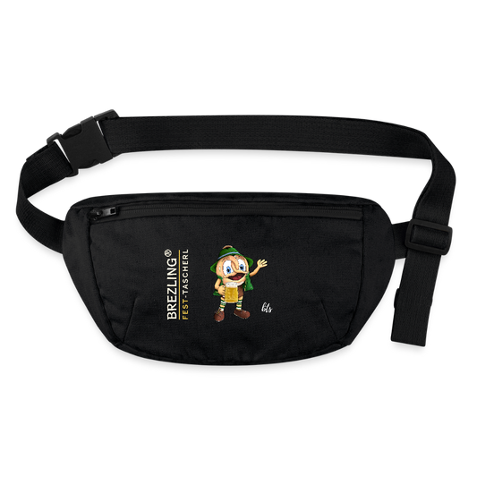 GTA-01-031-B060x0z-G0  BREZLING® "Festtascherl" - schwarz - Stanley/Stella recycelte Gürteltasche - Schwarz