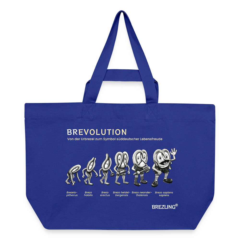 BREVOLUTION - Recycelte Shopping Bag von Stanley/Stella - Dunkelblau