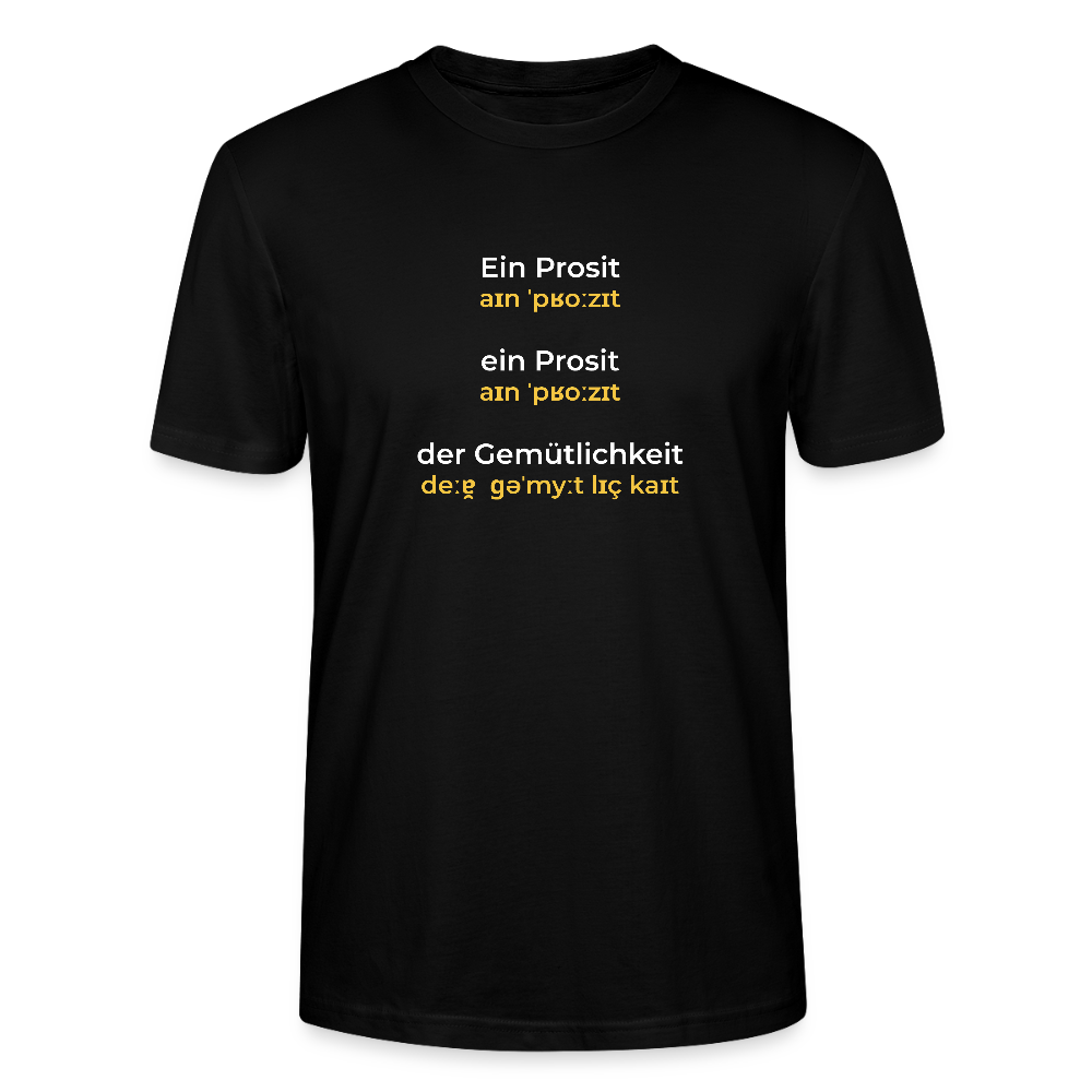 TSE-01-025-B060x0rck  BREZLING® Oktoberfest-Edition T-Shirt "Ein Prosit" - schwarz - Stanley/Stella Unisex T-Shirt CRAFTER Neu - Schwarz