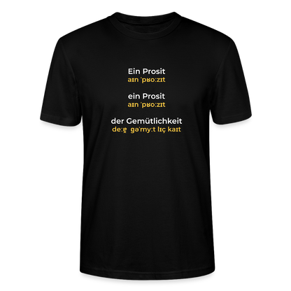 TSE-01-025-B060x0rck  BREZLING® Oktoberfest-Edition T-Shirt "Ein Prosit" - schwarz - Stanley/Stella Unisex T-Shirt CRAFTER Neu - Schwarz
