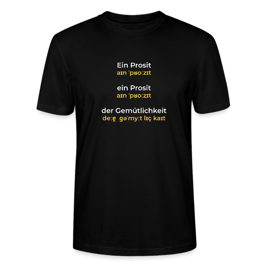 TSE-01-025-B060x0rck  BREZLING® Oktoberfest-Edition T-Shirt "Ein Prosit" - schwarz - Stanley/Stella Unisex T-Shirt CRAFTER Neu - Schwarz