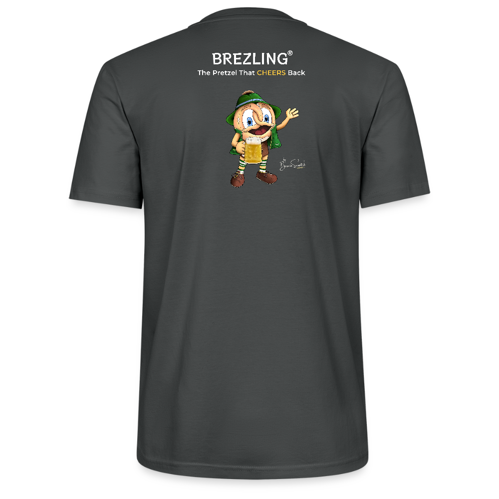 TSE-02-025-B060x0rck  BREZLING® Oktoberfest-Edition T-Shirt "Ein Prosit" - Anthrazit - Stanley/Stella Unisex T-Shirt CRAFTER Neu - Anthrazit