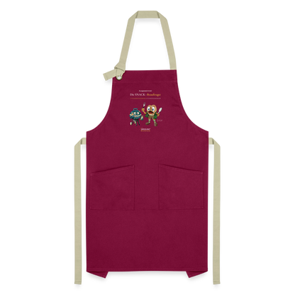 BREZLING® Grill-Ehrenkollektion "Ausgezeichnet: Die SNACK-Beauftragte" - burgundy / desert sand