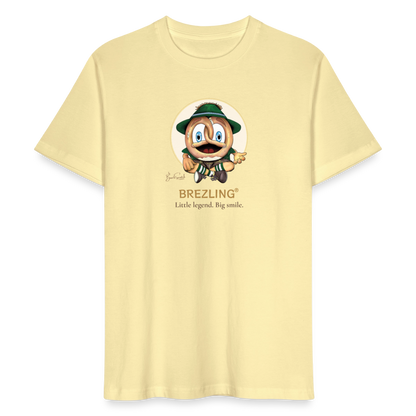 BREZLING® Damen T-Shirt "Little legend. Big smile." - Hellgelb