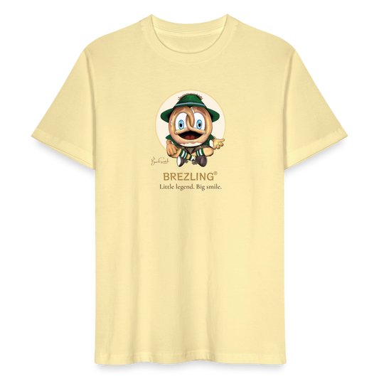 BREZLING® Damen T-Shirt "Little legend. Big smile." - Hellgelb