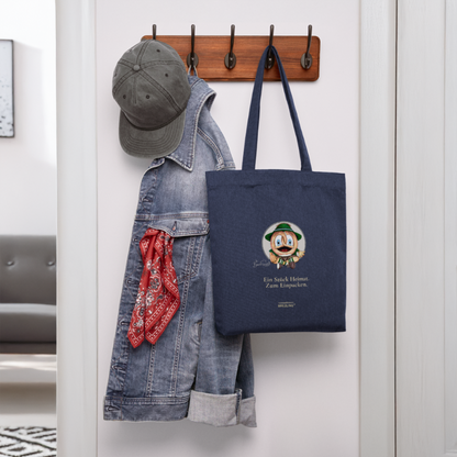 BREZLING® Stofftasche: Ein Stück Heimat. Zum Einpacken. - melange blue