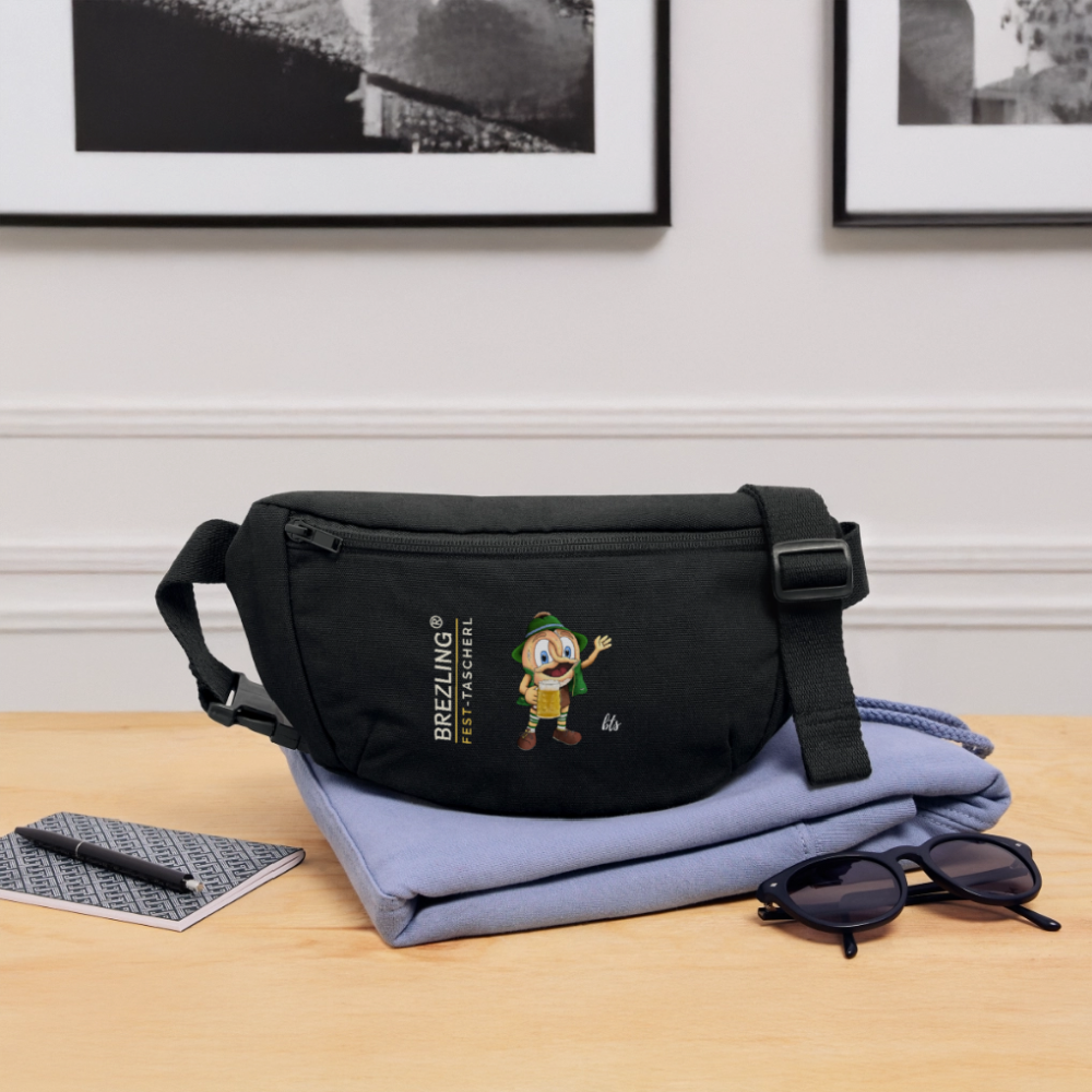 GTA-01-031-B060x0z-G0  BREZLING® "Festtascherl" - schwarz - Stanley/Stella recycelte Gürteltasche - Schwarz