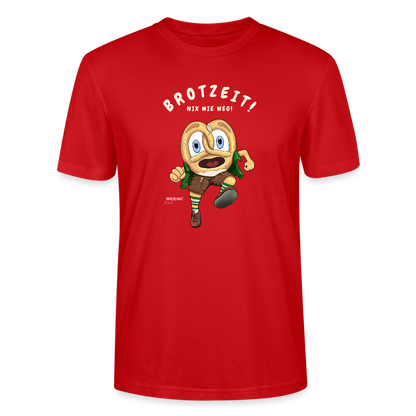 Unisex T-Shirt "Brotzeit! Nix wie weg!" - rot - Stanley/Stella Unisex T-Shirt CRAFTER - Rot