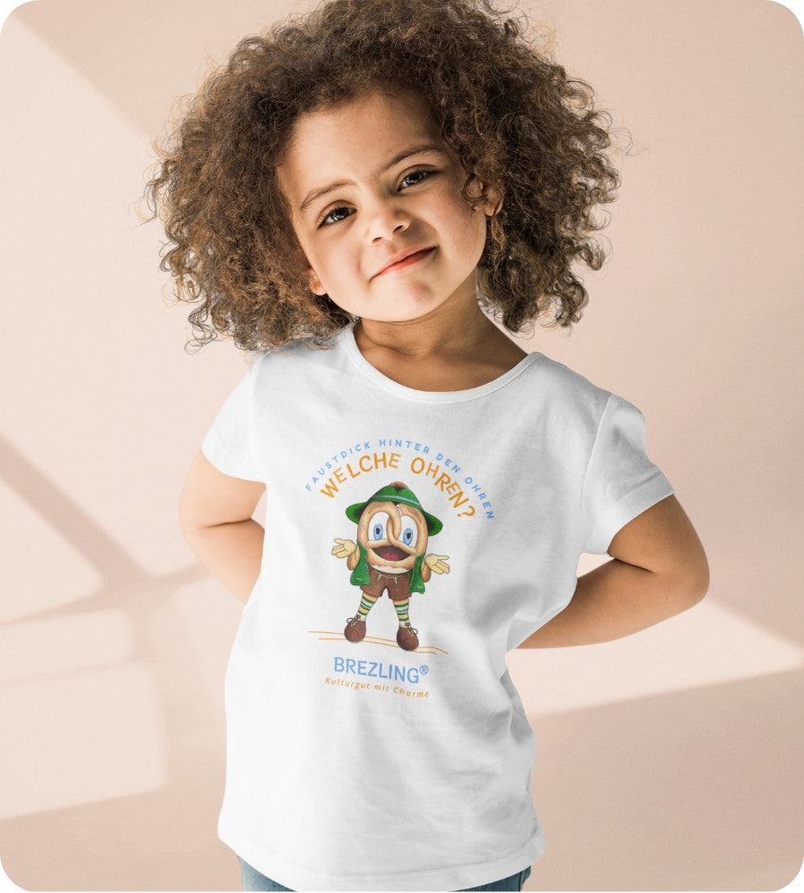 Kinder T-Shirt – „Faustdick hinter den Ohren. Welche Ohren?“