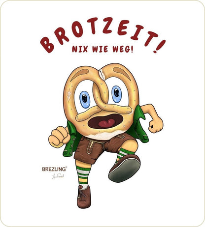 T-Shirt "Brotzeit! Nix wie weg!" - helle Edition (unisex)