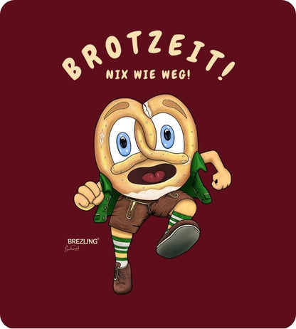 T-Shirt "Brotzeit! Nix wie weg!" - dunkle Edition (unisex)