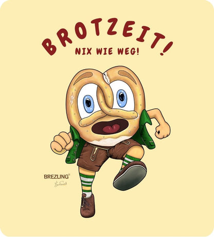 T-Shirt "Brotzeit! Nix wie weg!" - helle Edition (unisex)