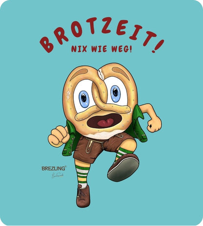 T-Shirt "Brotzeit! Nix wie weg!" - helle Edition (unisex)