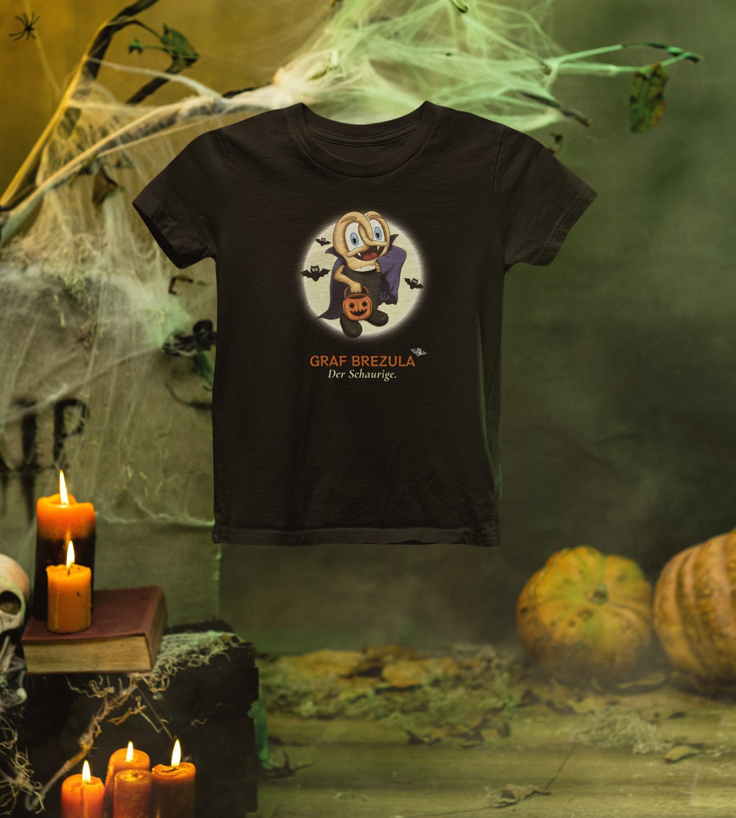 Halloween Kindershirt "GRAF BREZULA - Der Schaurige"
