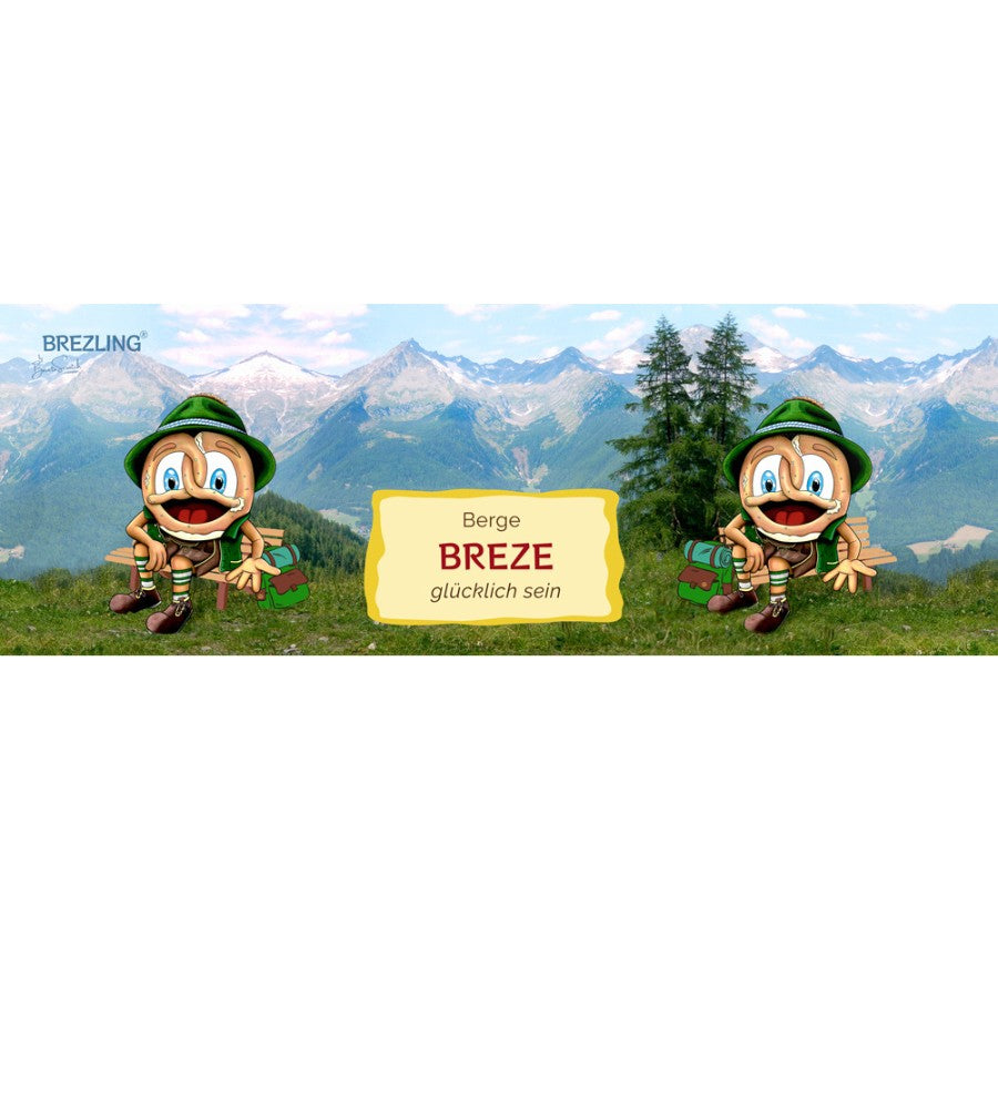 Wandertasse „Berge. Breze. Glücklich sein." (Bayern)