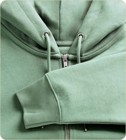 Volksfest-Kapuzenjacke "The Pretzel That CHEERS Back" - Hellgrün (unisex)