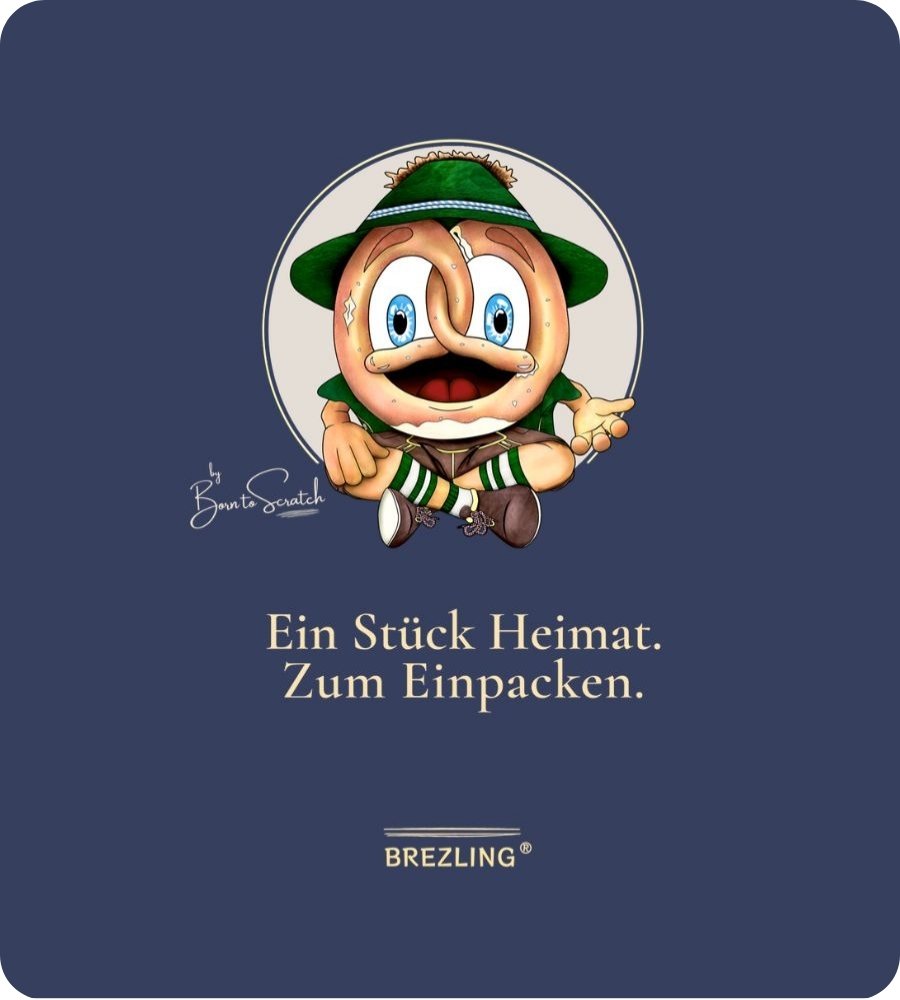 Kleine Stofftasche "Ein Stück Heimat. Zum Einpacken."