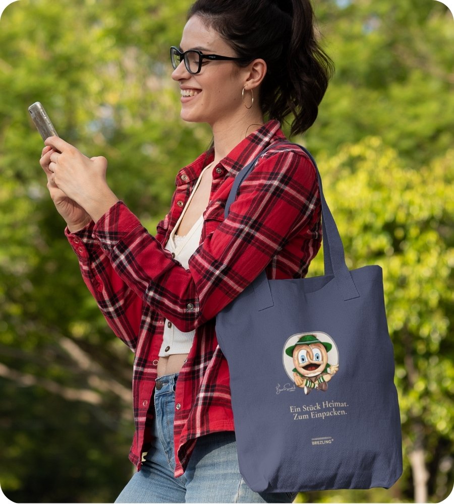 Kleine Stofftasche "Ein Stück Heimat. Zum Einpacken."